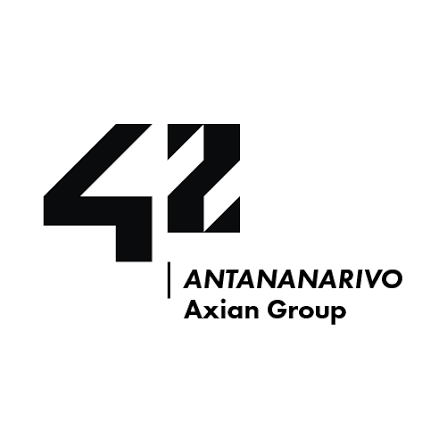 Logo de l'École 42 Antananarivo, groupe Axian